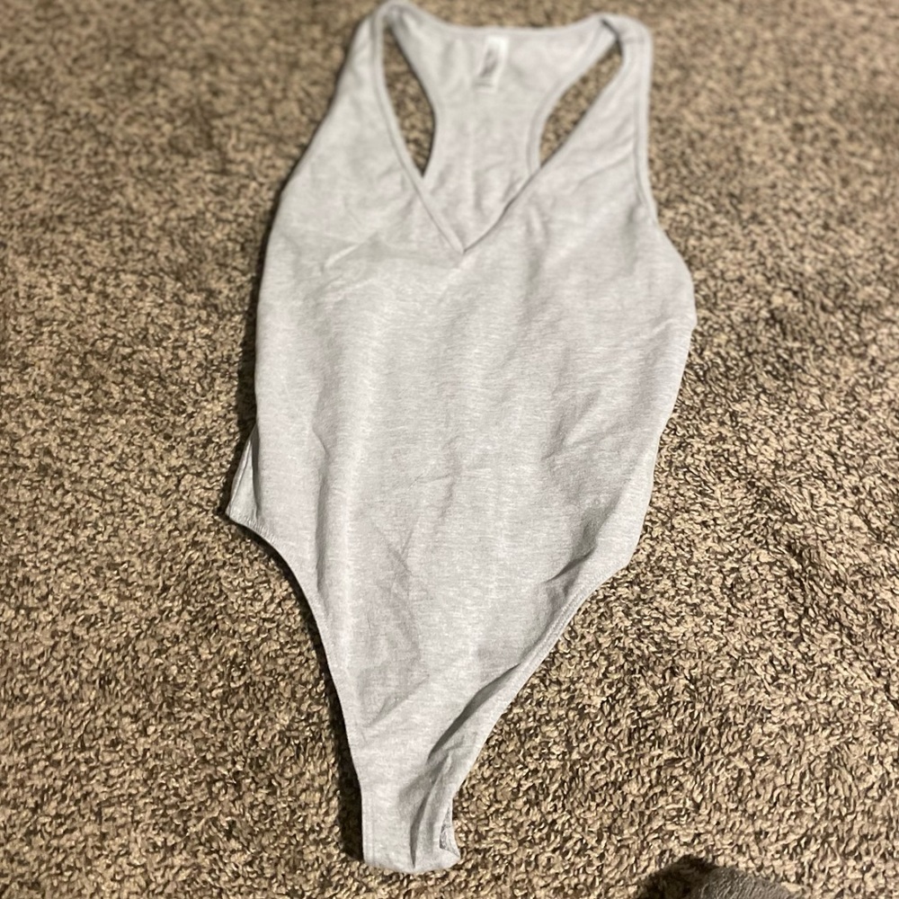 American Apparel Grey Bodysuit